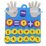 لعبة العد بالأصابع لتعليم الجمع والطرح